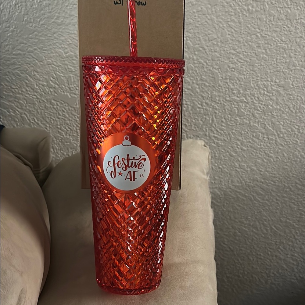 Festive AF Red Tumbler